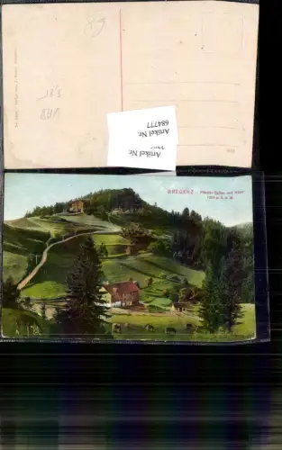 684777 Bregenz am Bodensee Pfänder-Spitze m. Hotel