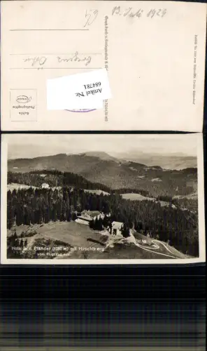 684781 Bregenz am Bodensee Hotel Pfänder Hirschberg Luftbild Fliegeraufnahme