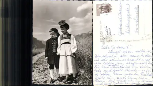 686418 Bezau Bregenzerwald Trachten Kinder Tracht Bregenz Damüls