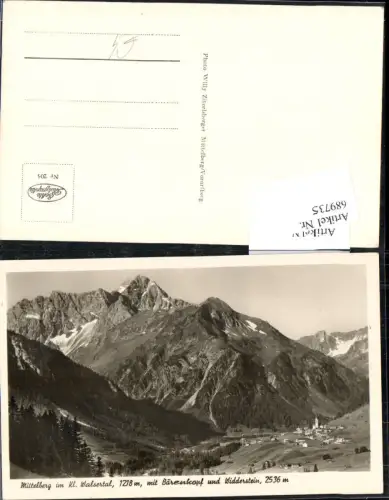 689735 Mittelberg Kleinwalsertal