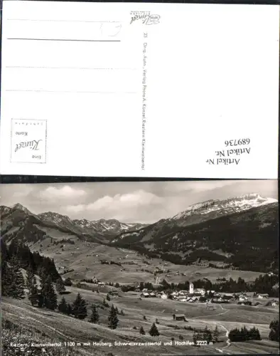 689736 Mittelberg Kleinwalsertal Riezlern Heuberg