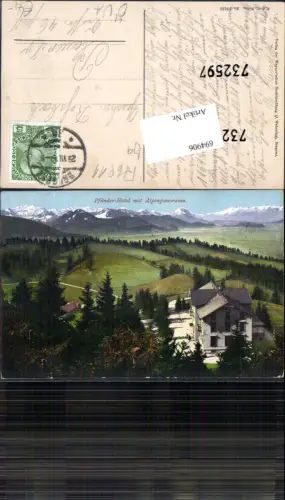 694906 Pfänder Pfänderspitze bei Bregenz am Bodensee Pfänderhotel