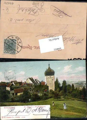 694911 Bregenz am Bodensee Alt Bregenz Altstadt Martinsturm pub Dr. Trenkler