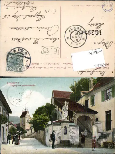 694913 Bregenz am Bodensee Straßenansicht Kloster pub Dr. Trenkler