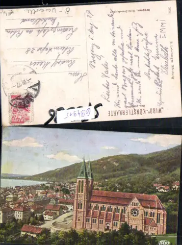 694915 Bregenz am Bodensee Herz Jesu Kirche pub Wiro Künstlerkart
