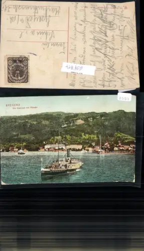 694917 Bregenz am Bodensee Hafen Dampfer Kasernen pub Dr. Trenkler