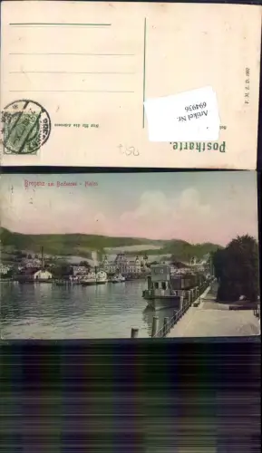 694936 Bregenz am Bodensee Hafen Dampfer k.K. Postamt