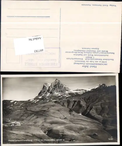 697783 Hochkrumbach Krumbach Riezlern Hirschegg Kleinwalsertal Warth Hopfreben