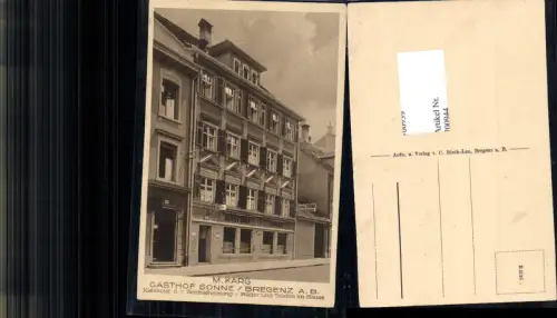 700944 Bregenz am Bodensee Gasthaus Sonne M. Karg Kaiserstraße