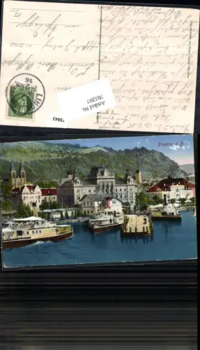 703207 Bregenz am Bodensee Hafen Schiffe