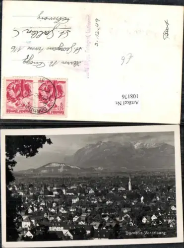 108176,Dornbirn Vorarlberg 1949 pub Foto Nipp