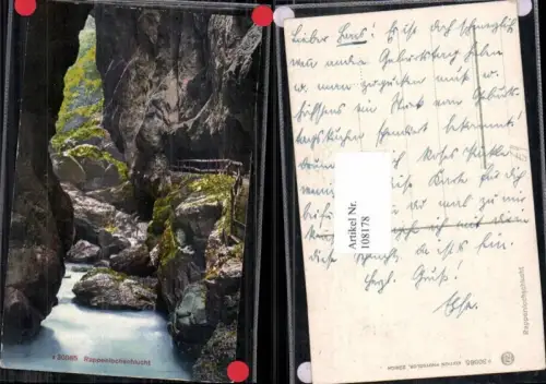108178,Rappenloch Schlucht b. Gütle Dornbirn
