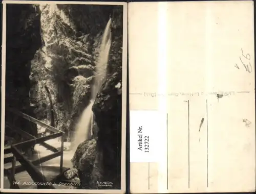 132722,Alplochschlucht b. Dornbirn Ansicht Wasserfall pub Foto Heim 765