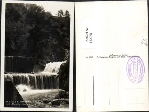 132788,Rappenloch b. Gütle b Dornbirn Ansicht Wasserfall pub Risch Lau