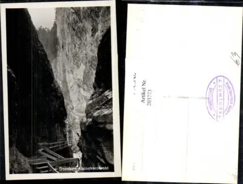 Dornbirn Alplochschlucht Partie