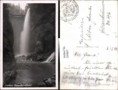 235867,Dornbirn Rappenlochschlucht Wasserfall Partie
