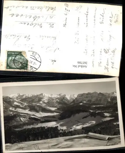 265786,Foto Ak Dornbirn Winteransicht 1938