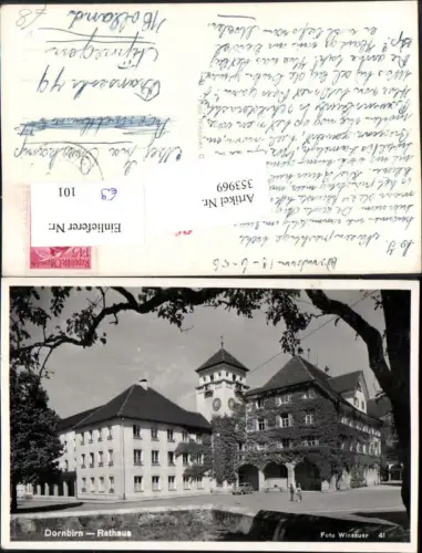 353969,Dornbirn Rathaus Turm pub Foto Winsauer 41