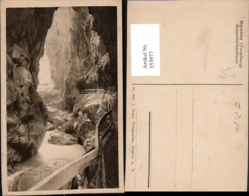 353977,Dornbirn Rappenlochschlucht Schlucht Klamm pub J. Bader 2045