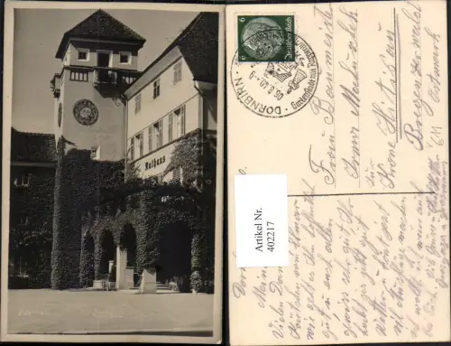 402217,Dornbirn Rathaus Uhr pub Foto Heim 2124