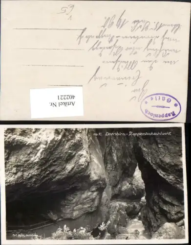 402221,Dornbirn Rappenlochschlucht Schlucht pub Foto Heim 10