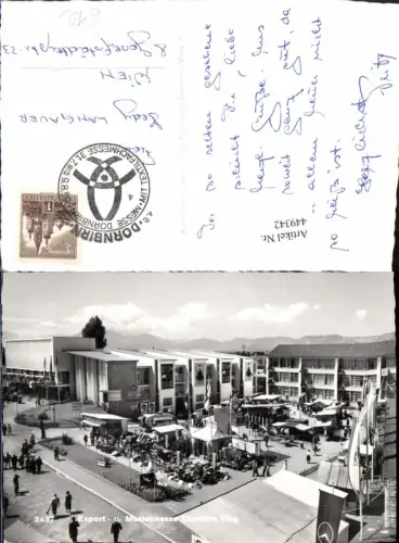 449342,Dornbirn Export- u. Mustermesse Stempel Messe 1959