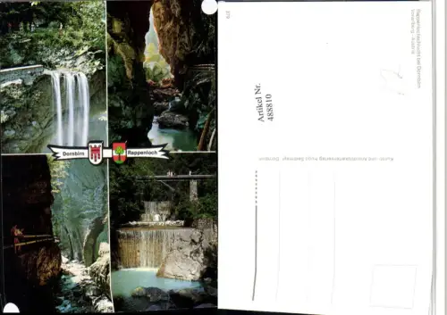 488810,Dornbirn Rappenlochschlucht Schlucht Klamm Mehrbildkarte