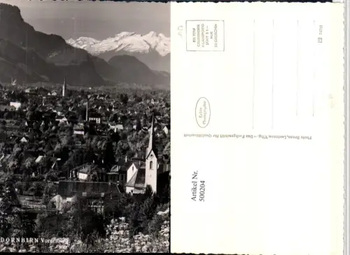 500204,Dornbirn Teilansicht Bergkulisse pub Foto Branz 180