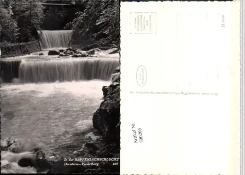 500205,Dornbirn Rappenlochschlucht Wasserfall pub Foto Branz 289