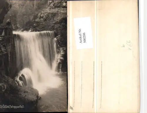 500206,Gütle b. Dornbirn Wasserfall pub Josef Nipp