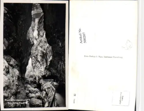 500207,Rappenlochschlucht Schlucht b. Dornbirn pub Foto Nipp 2782