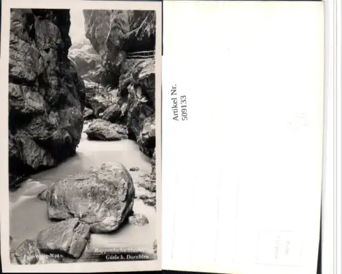 509133,Gütle b. Dornbirn Rappenlochschlucht Schlucht pub Foto Nipp