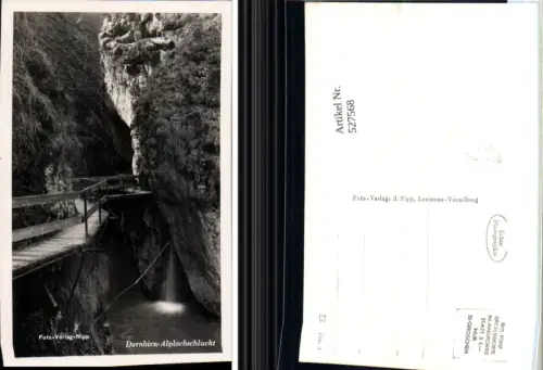 527568,Gütle Dornbirn Alpenlochschlucht pub Foto Nipp