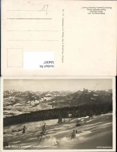 584307,Dornbirn Bödele Abfahrt Ski Skifahrer Hochälpele pub Risch Lau 787