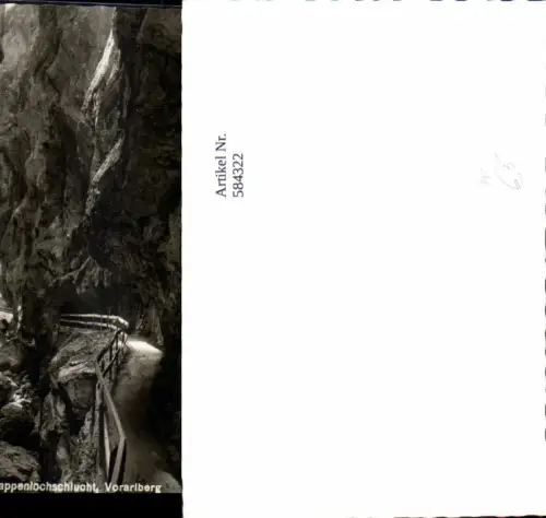 584322,Dornbirn Rappenlochschlucht Gütle
