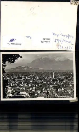 665521,Foto Ak Dornbirn Ansicht pub Foto Nipp