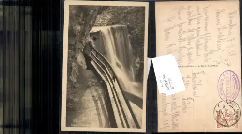 677727 Foto-AK Rappenlochschlucht Gütle Dornbirn Wasserfall pub Nipp