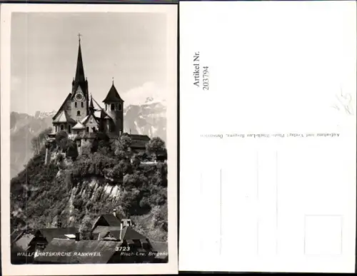 203794,Rankweil Wallfahrtskirche Kirche pub Risch Lau 3723