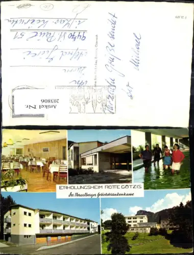 203806,Rütte Götzis Erholungsheim Mehrbild Ak