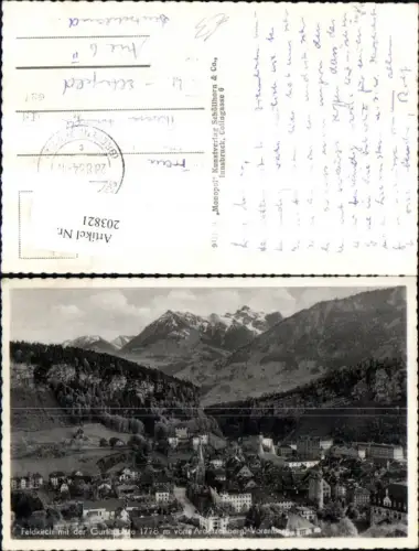 203821,Feldkirch m. d Gurtisspitze v. Ardetzenberg