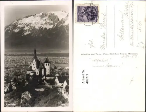 402271,Rankweil Kirche Bergkulisse pub Risch-Lau 160