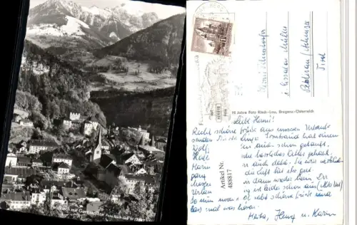 488817,Feldkirch Totale m. Gurtisspitze Bergkulisse pub Risch-Lau 12687