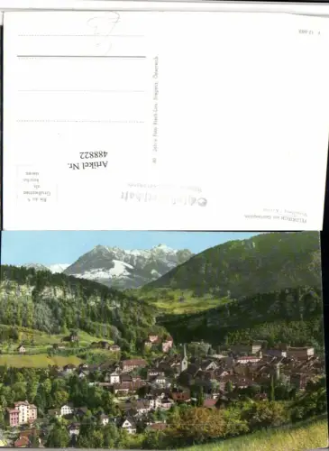 488822,Feldkirch Totale m. Gurtisspitze Bergkulisse pub Risch-Lau