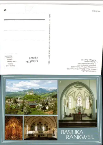 488824,Rankweil Totale Basilika Kirche Mehrbildkarte
