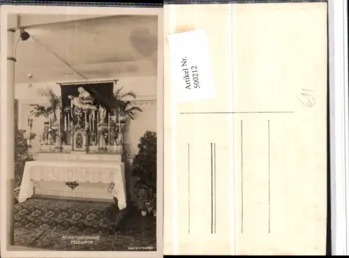 500212,Feldkirch St. Antoniushaus Altar