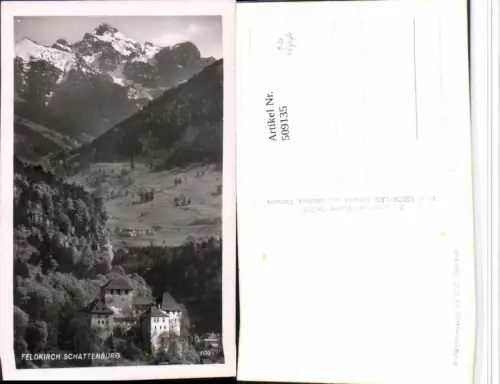 509135,Feldkirch Schattenburg Burg Bergkulisse pub Risch-Lau 3690