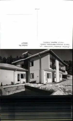 584227,Foto Ak Satteins Pension Christine Winteransicht Feldkirch