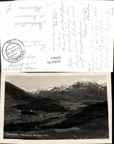 623413,Foto Ak Fernblick Schlins m. Walgau Feldpost 30811