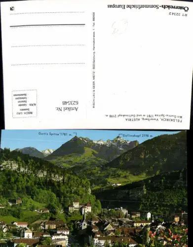 623548,Feldkirch m. Gurtisspitze u. Gallinakopf