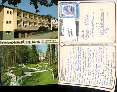 623983,Mehrbild Ak Rütte Götzis Erholungsheim d. Vorarlberger Gebietskrankenkasse